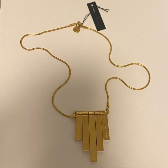 NWT Marc By Marc Jacobs Green & Gold Necklace - Picture 9 of 13
